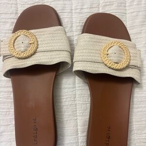 New Indigo Road Slides, Size 8 1/2